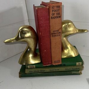 Vintage brass duck head bookend/ SINGLE bookend 
Second sold